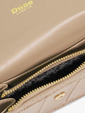 Dune London leather card holder Mid Grey, UK version