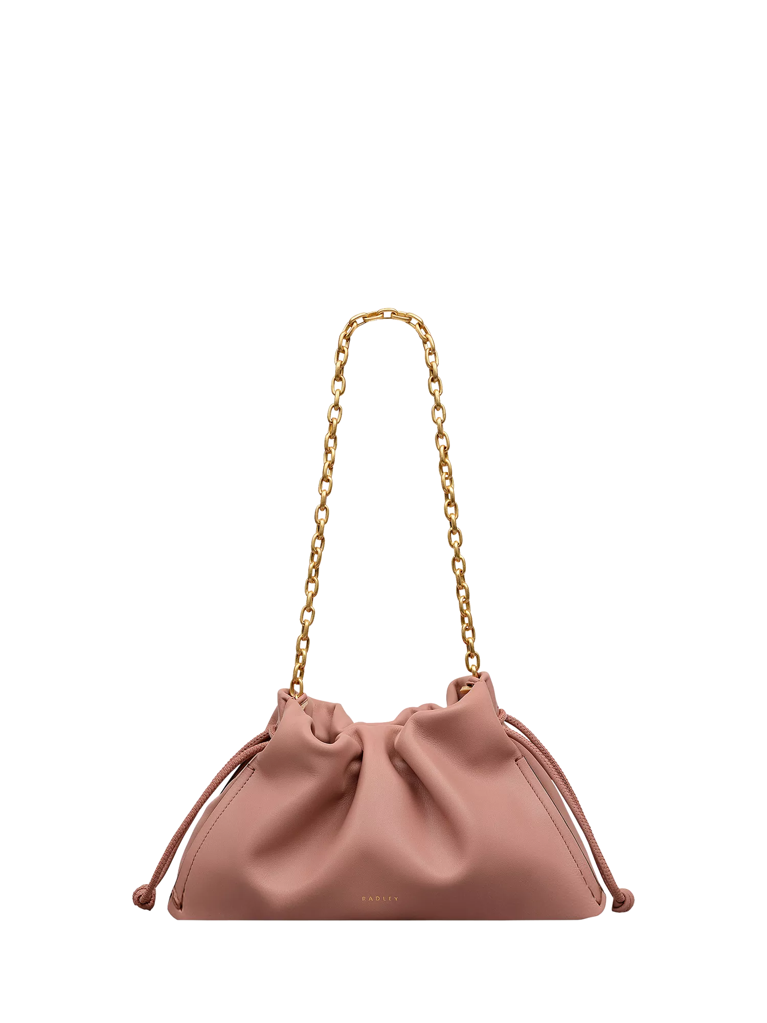 Radley The Roxburgh Leather Chain Clutch Bag, Carnation