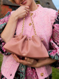 Radley Roxburgh leather chain clutch bag (British brand)