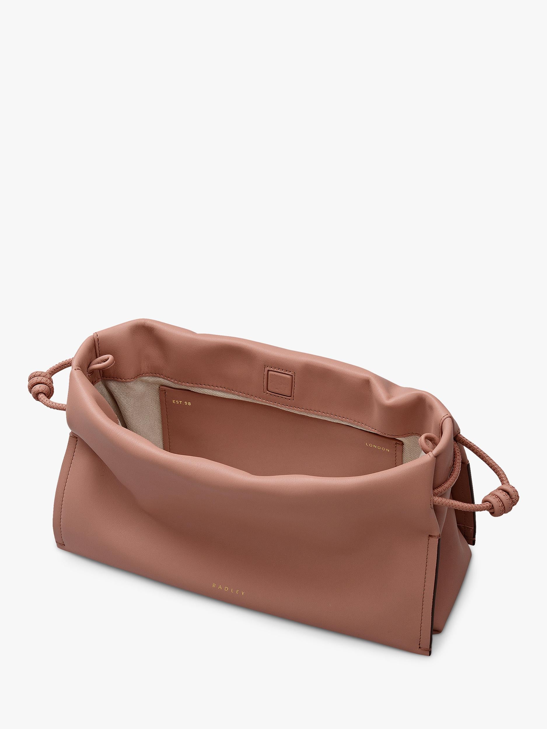 Radley Roxburgh leather chain clutch bag (British brand)