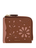 Radley floral cut-out leather purse, imported from the UK