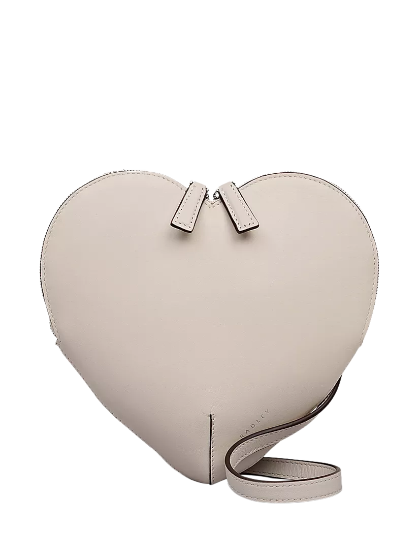 Radley Heart Street leather crossbody bag with heart shape - British product