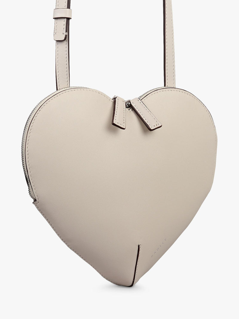 Radley Heart Street leather crossbody bag with heart shape - British product