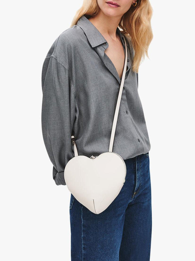 Radley Heart Street leather crossbody bag with heart shape - British product