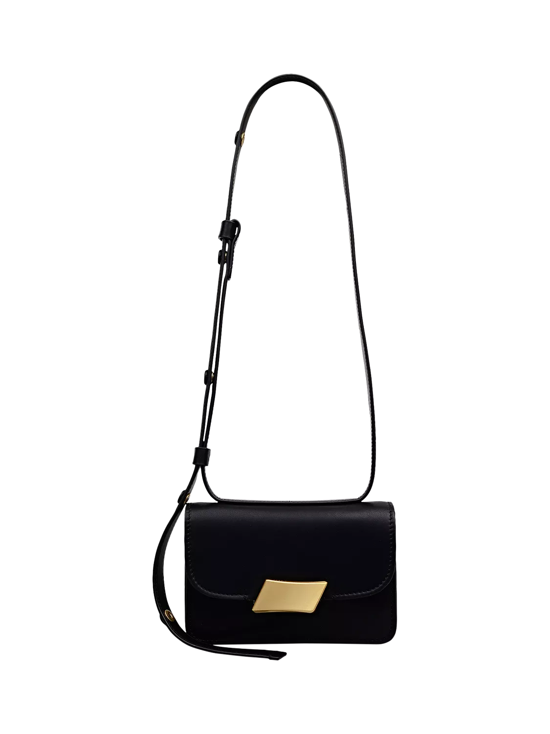 Radley The Belsize Leather Small Crossbody Bag, Black