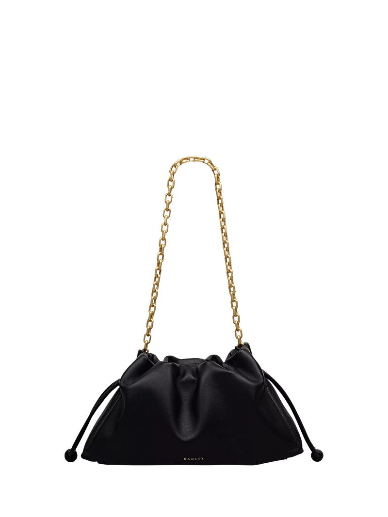 Radley Roxburgh leather chain clutch bag (British brand)