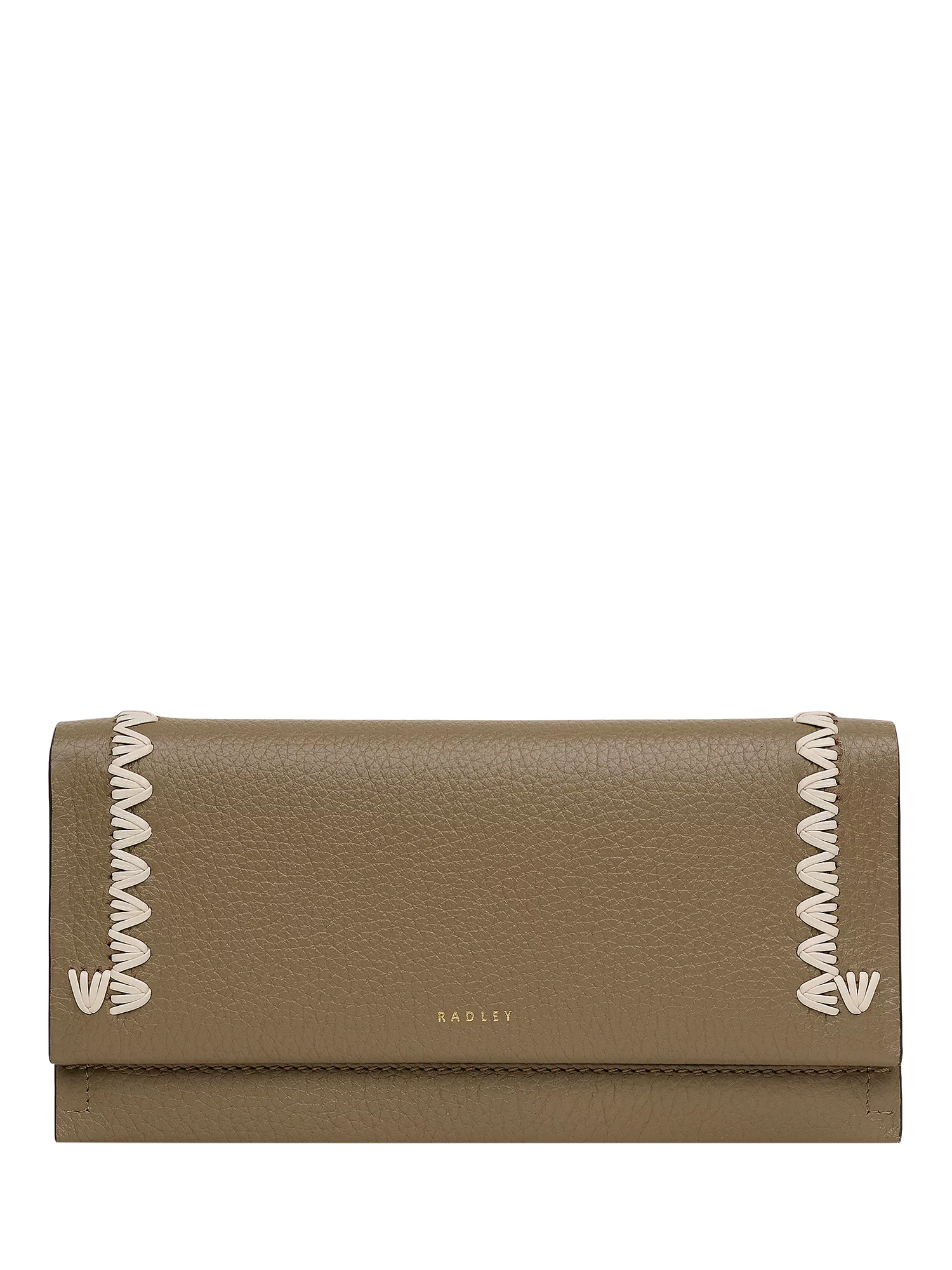 Radley Oak Street fold over purse in acorn leather - British product