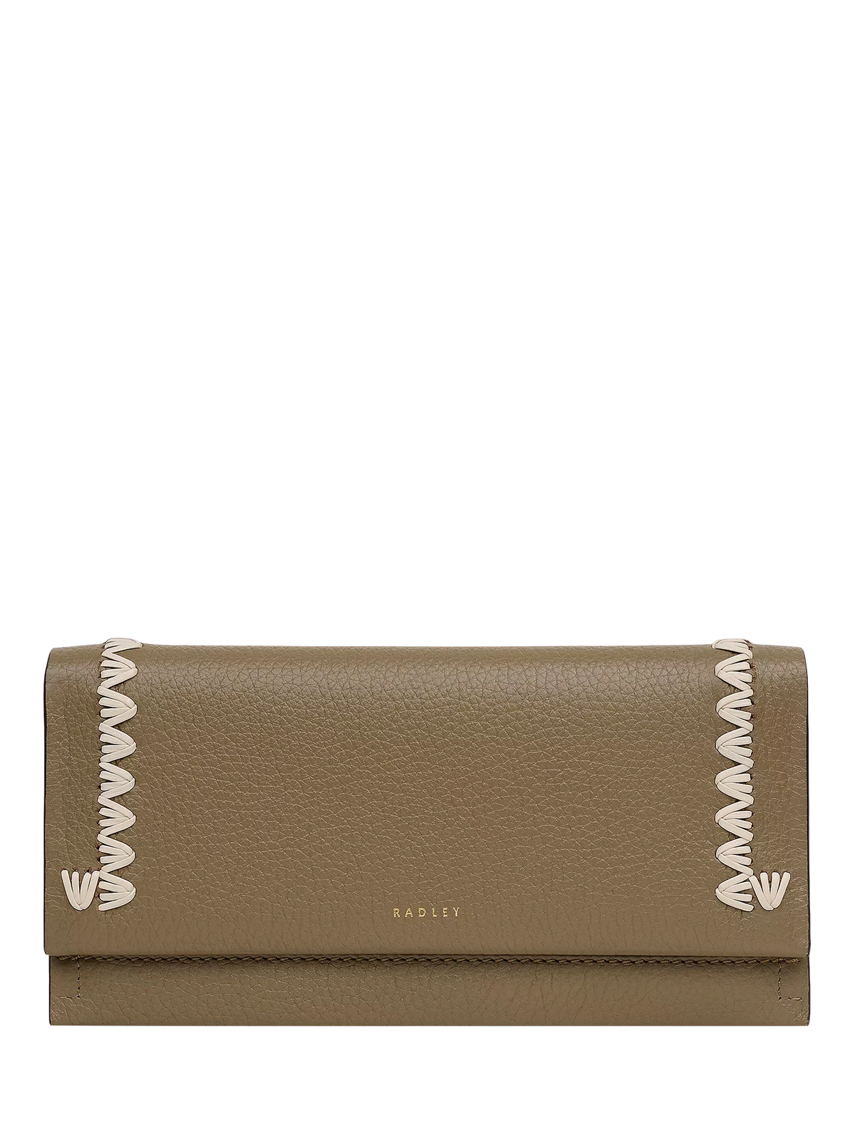 Radley Oak Street fold over purse in acorn leather - British product