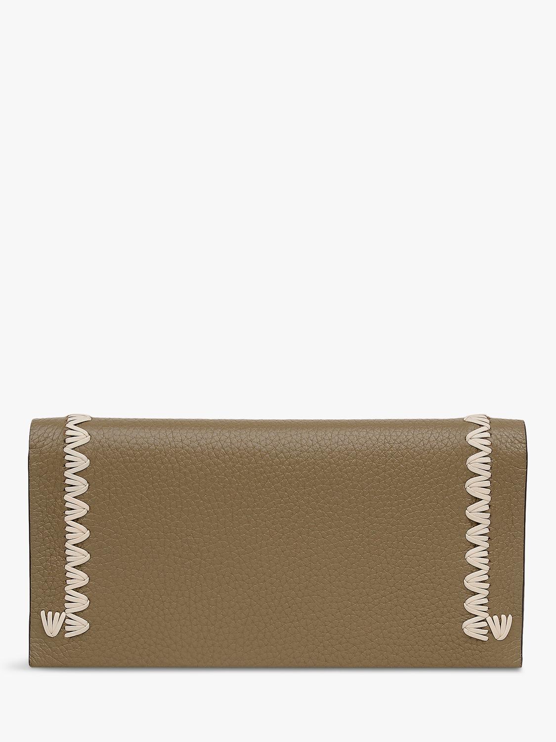 Radley Oak Street fold over purse in acorn leather - British product