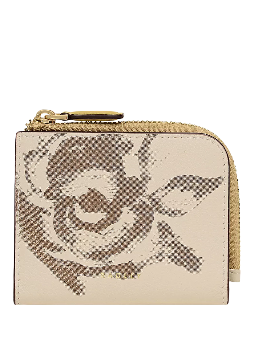 Radley Salt floral leather bifold purse (British brand)