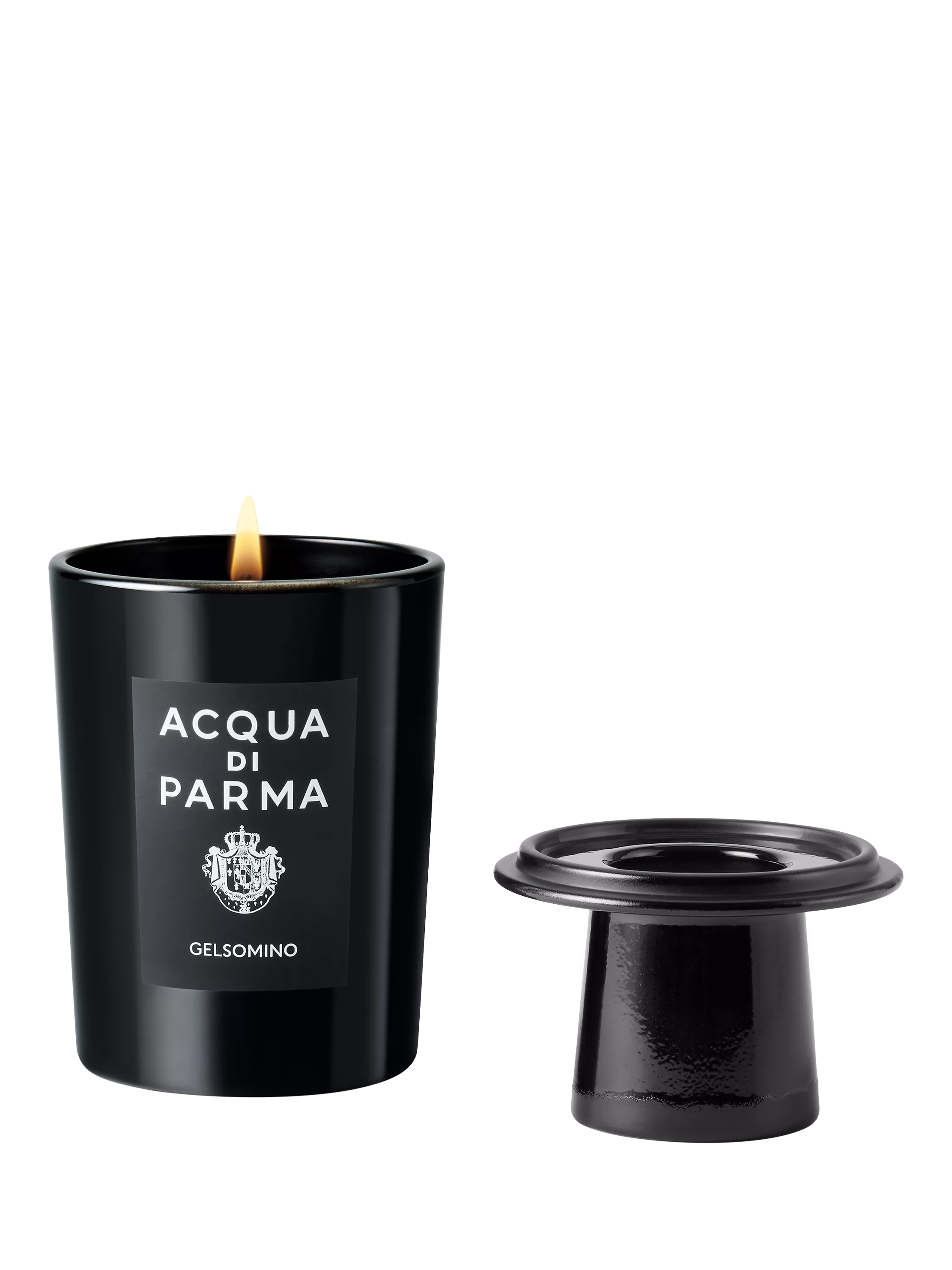 Acqua di Parma Chapeau! black crystal candle lid, UK version