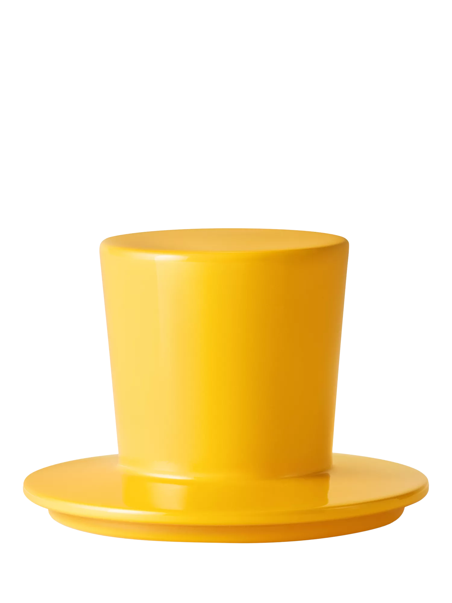 Acqua di Parma Chapeau yellow candle lid, imported from the UK