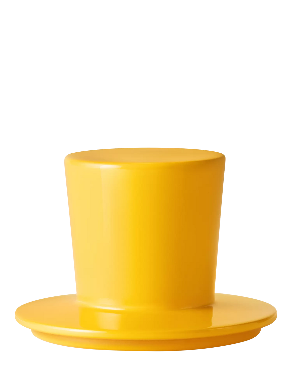 Acqua di Parma Chapeau yellow candle lid, imported from the UK