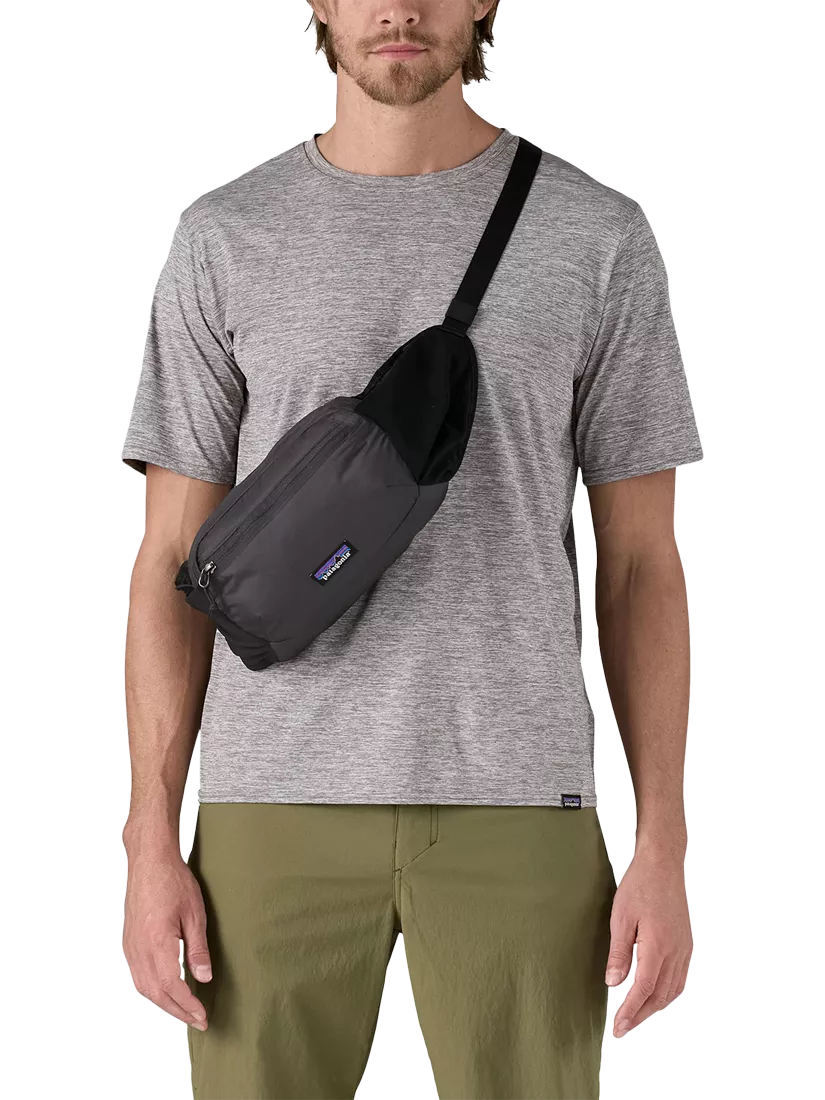 Patagonia Terravia Hip Pack black cross-body bag, imported from the UK