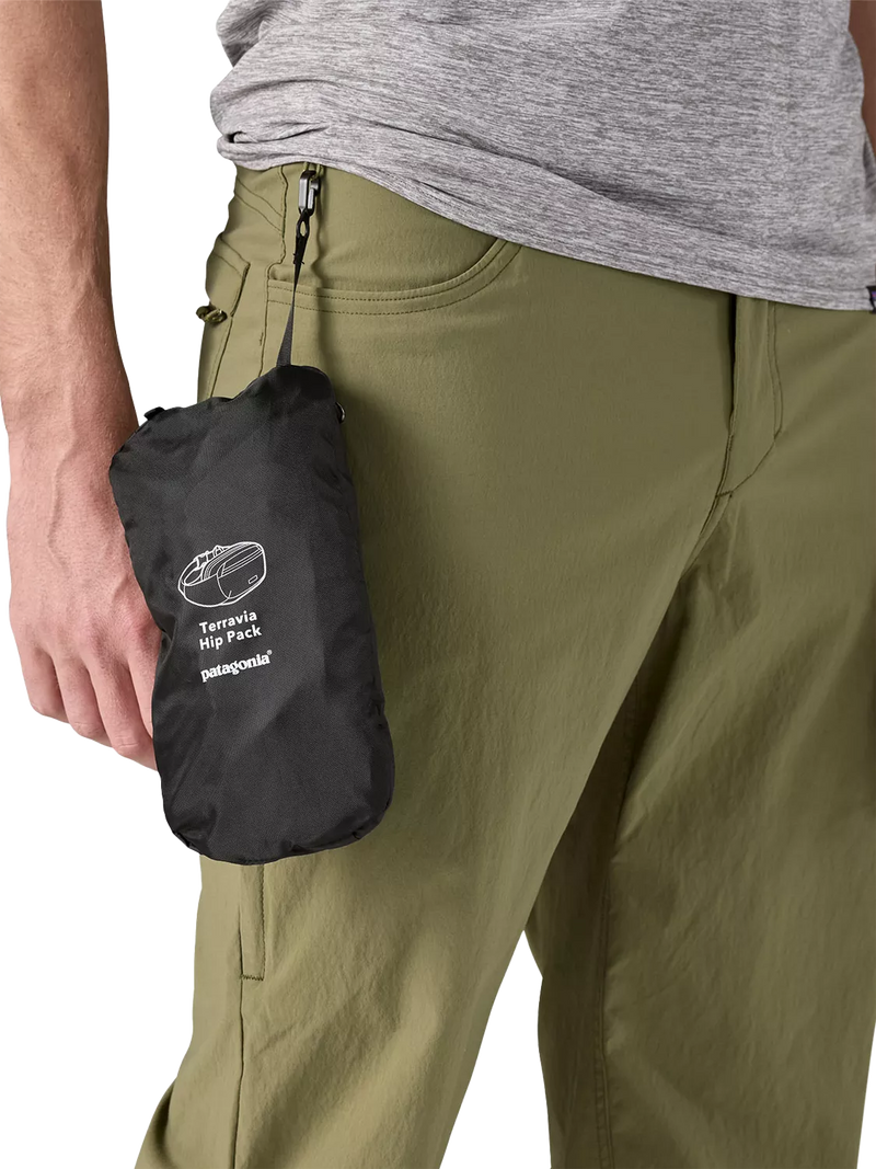 Patagonia Terravia Hip Pack black cross-body bag, imported from the UK