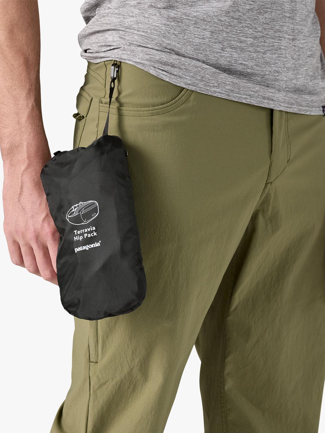 Patagonia Terravia Hip Pack black cross-body bag, imported from the UK