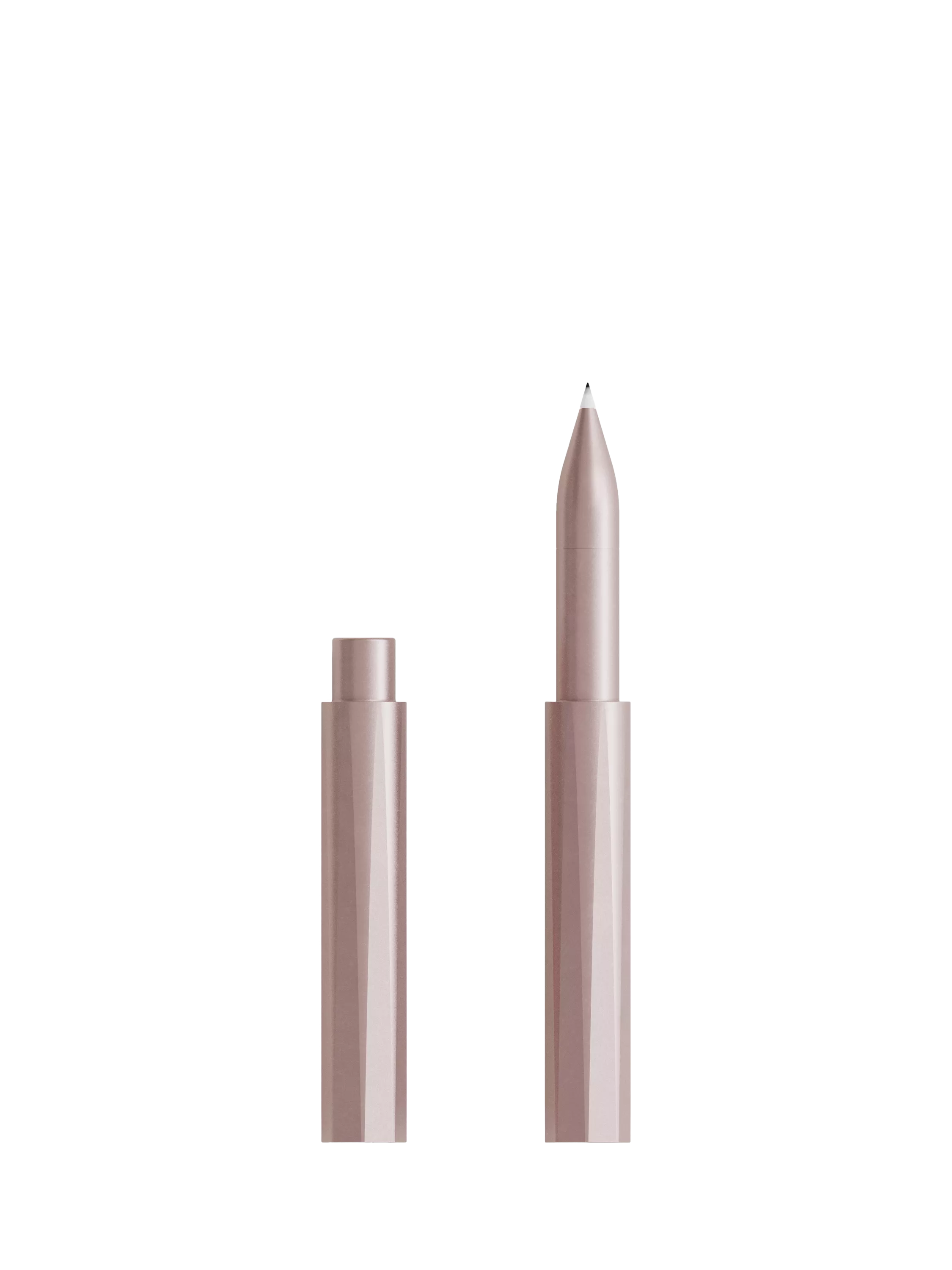 Tom's Studio refillable writing pen in Blush - British product