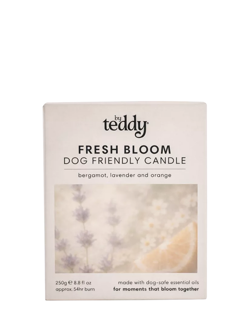 By Teddy Fresh Bloom scented candle 250g, imported from the UK