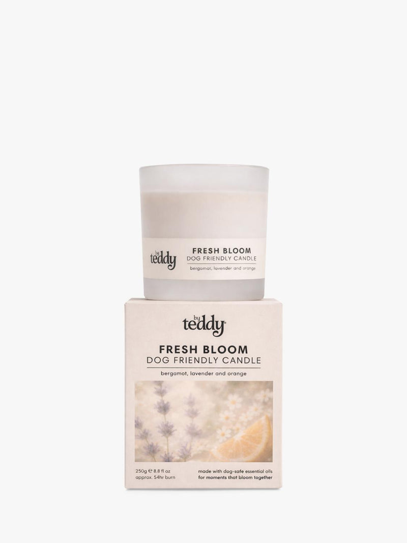 By Teddy Fresh Bloom scented candle 250g, imported from the UK