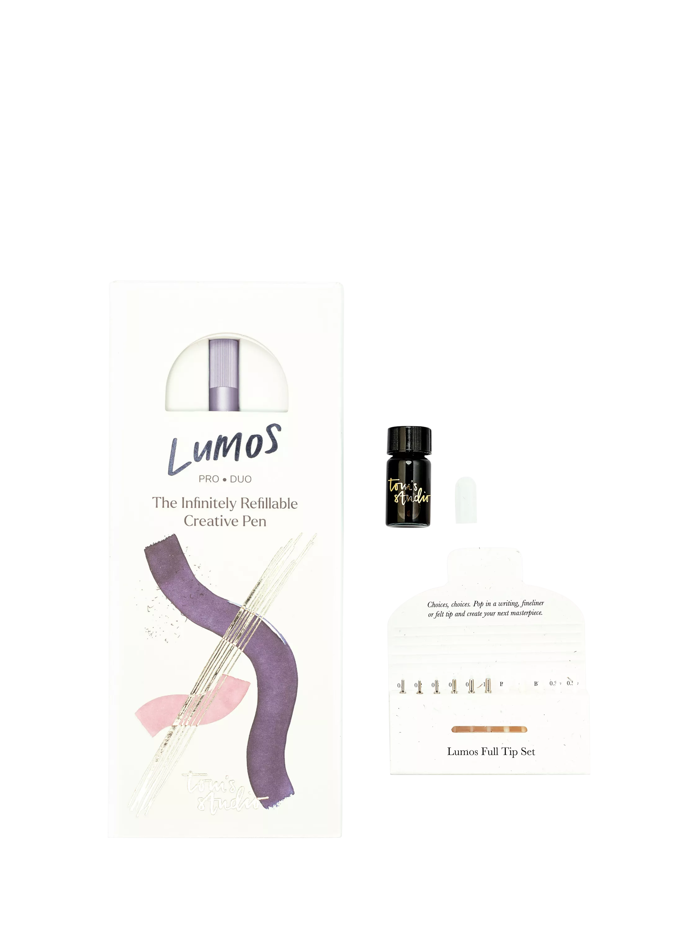 Tom's Studio Lumos Refillable Creative Pen Lilac, UK version