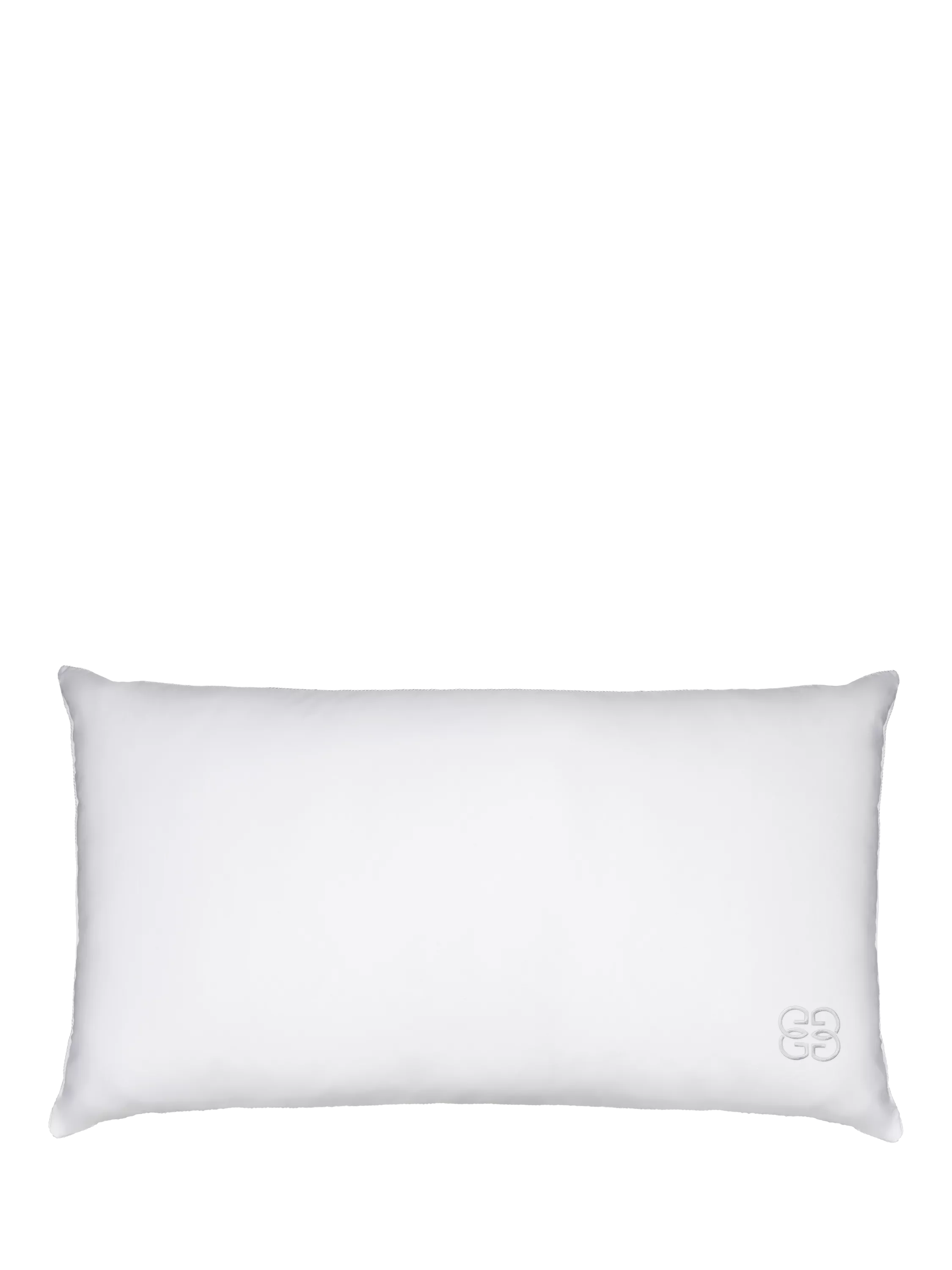 Gingerlily Silk King Pillow White (British brand)