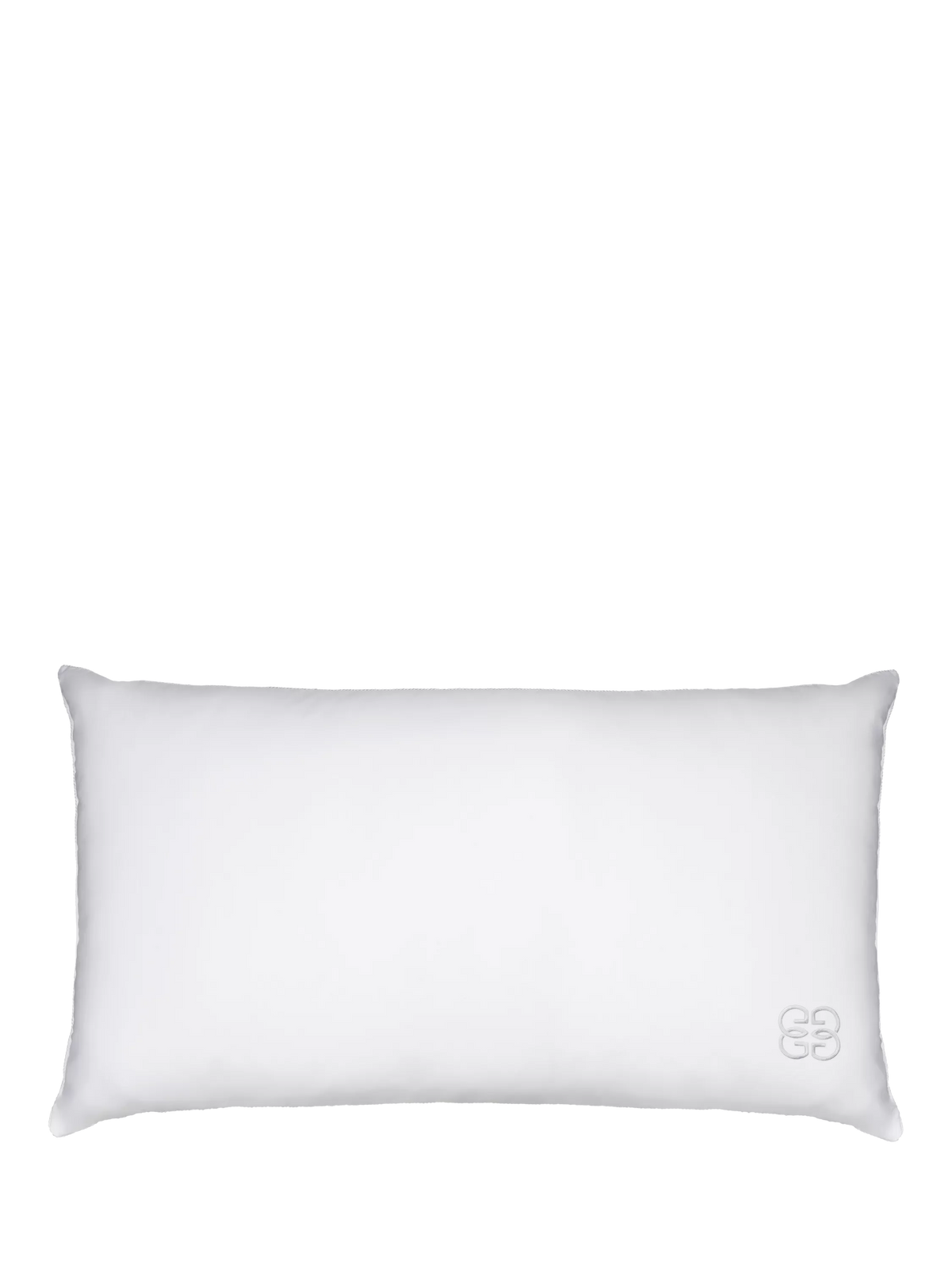 Gingerlily Silk King Pillow White (British brand)