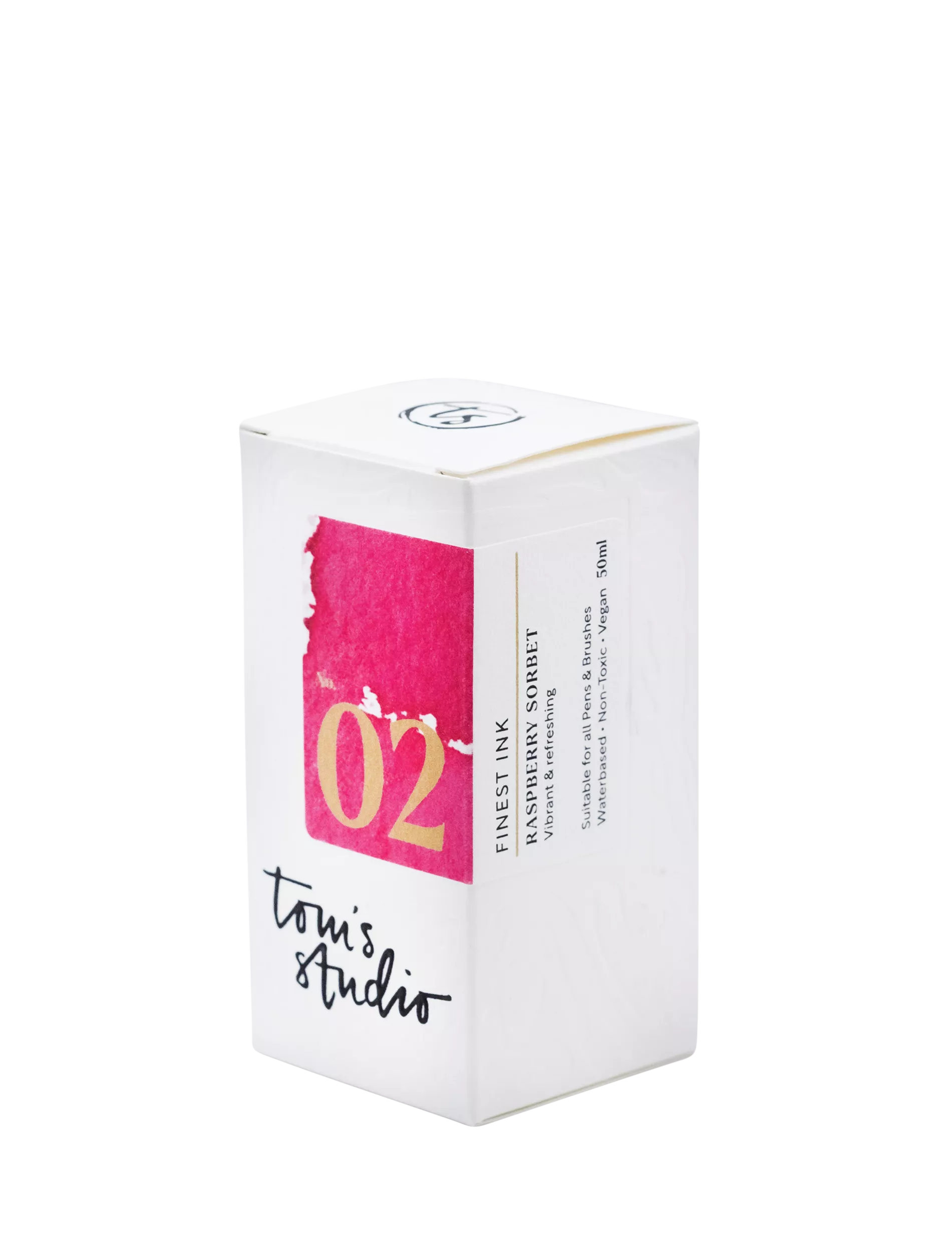 Tom's Studio fountain pen ink Raspberry Sobert 50ml (British brand)