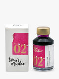 Tom's Studio fountain pen ink Raspberry Sobert 50ml (British brand)