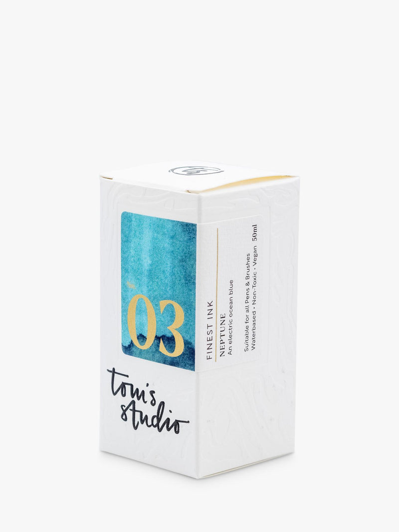 Tom's Studio fountain pen ink Neptune 50ml, UK version