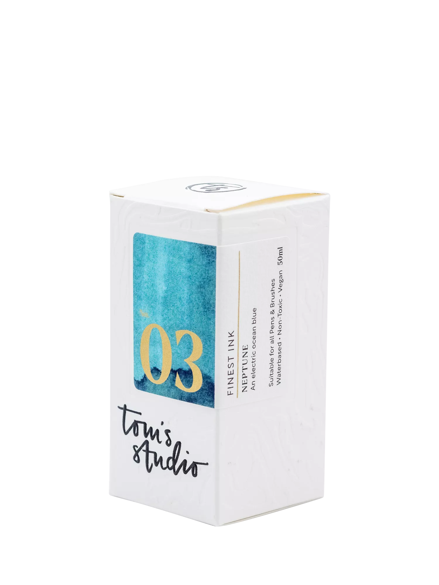 Tom's Studio fountain pen ink Neptune 50ml, UK version
