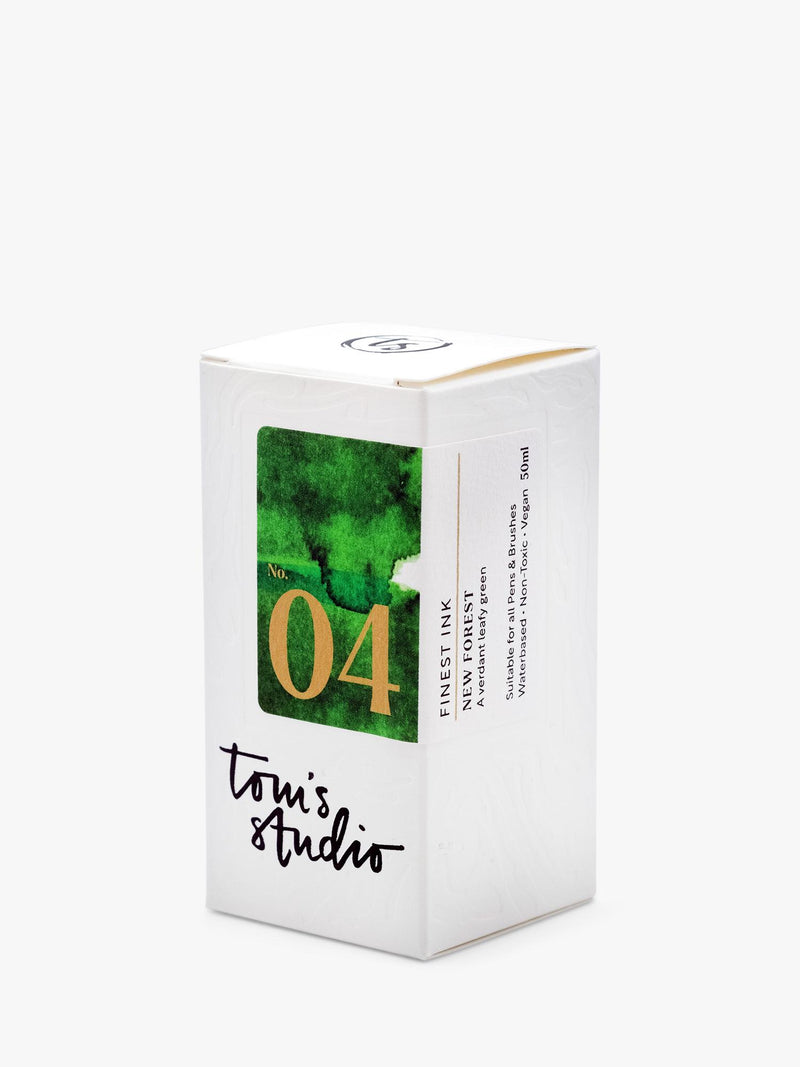 Tom's Studio New Forest Green ink 50ml, imported from the UK