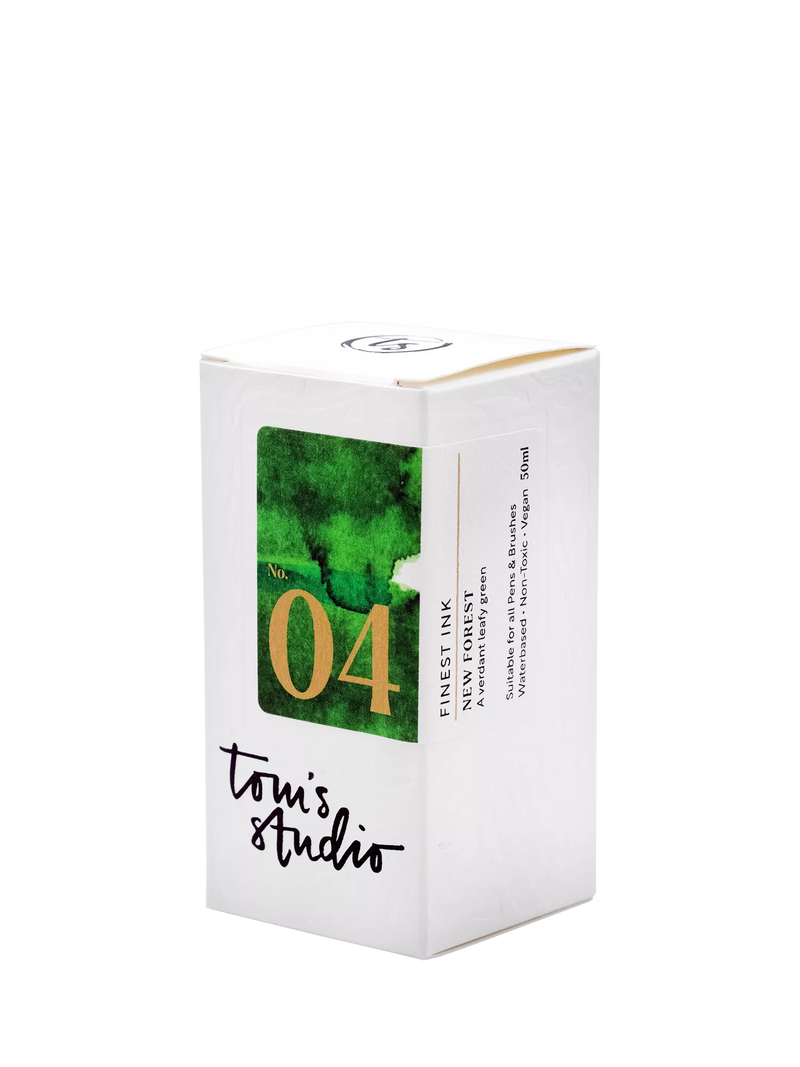 Tom's Studio New Forest Green ink 50ml, imported from the UK