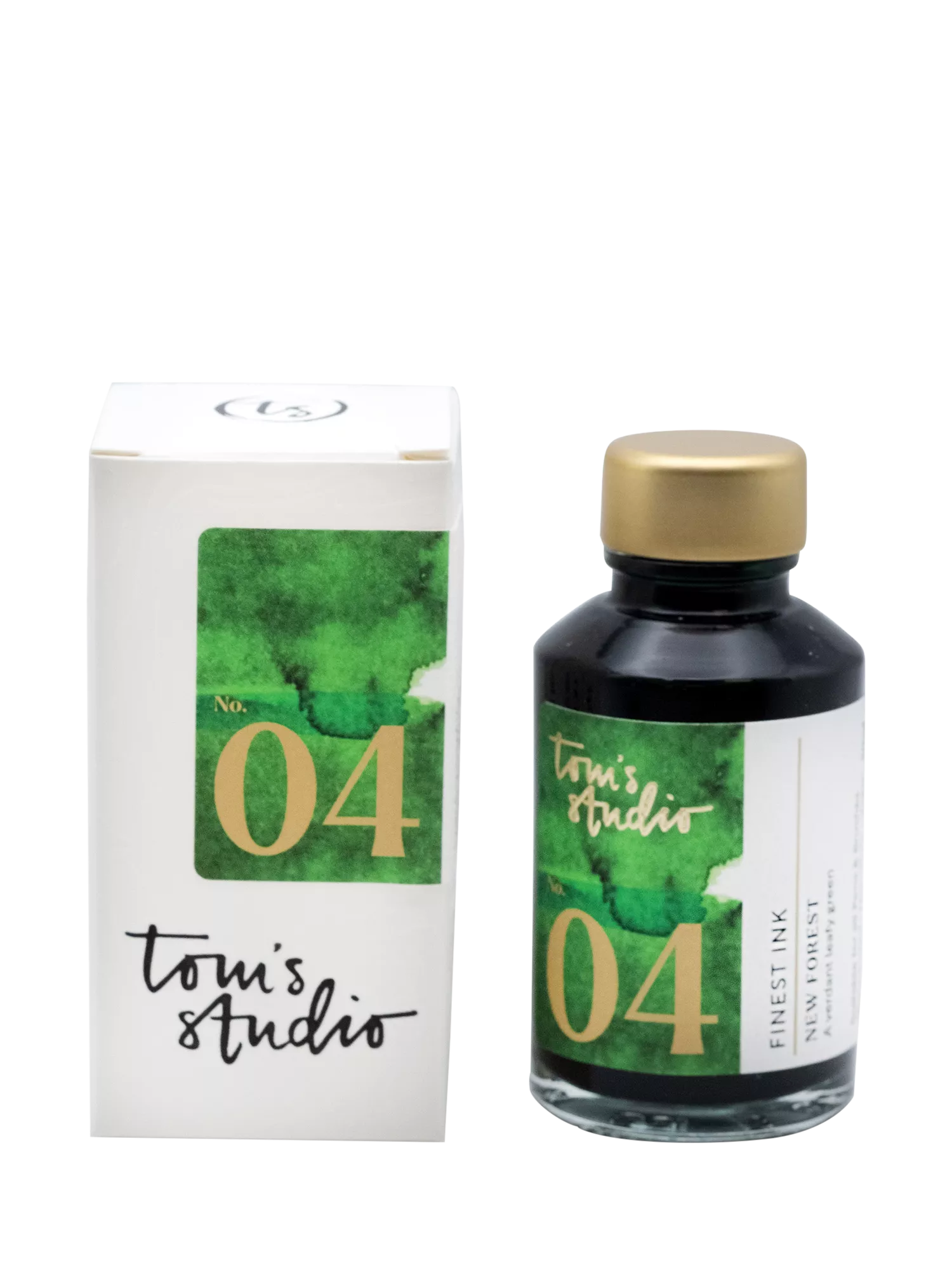 Tom's Studio New Forest Green ink 50ml, imported from the UK