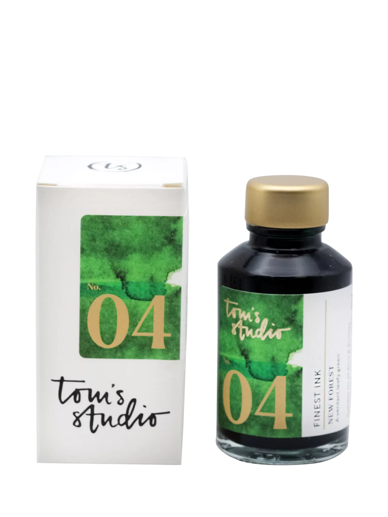 Tom's Studio New Forest Green ink 50ml, imported from the UK