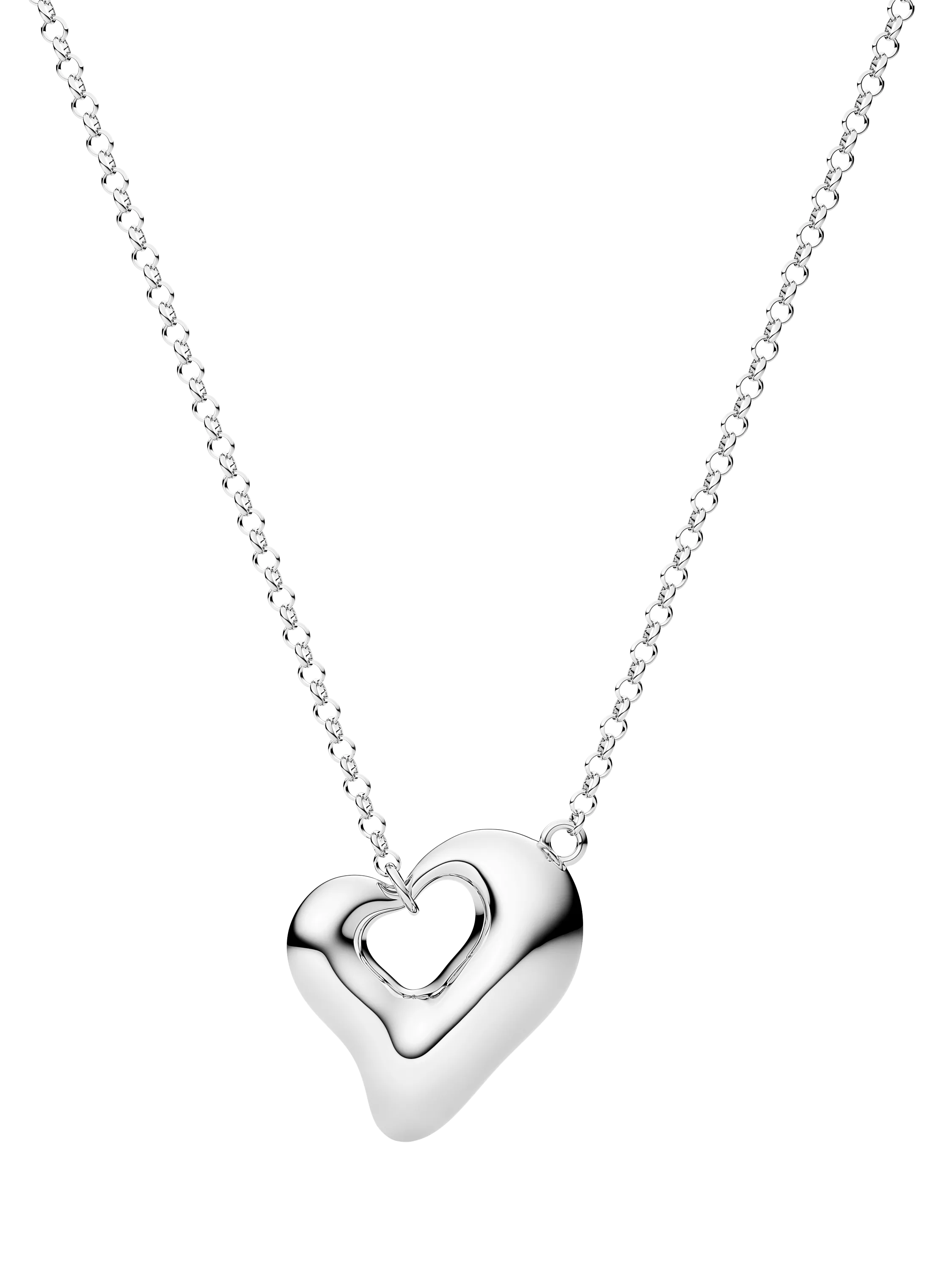 Sif Jakobs curved heart necklace 45cm, UK version