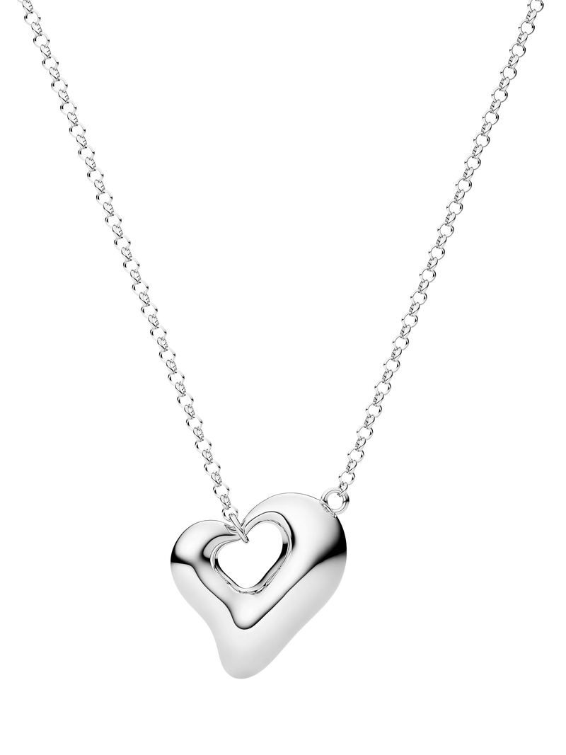 Sif Jakobs curved heart necklace 45cm, UK version