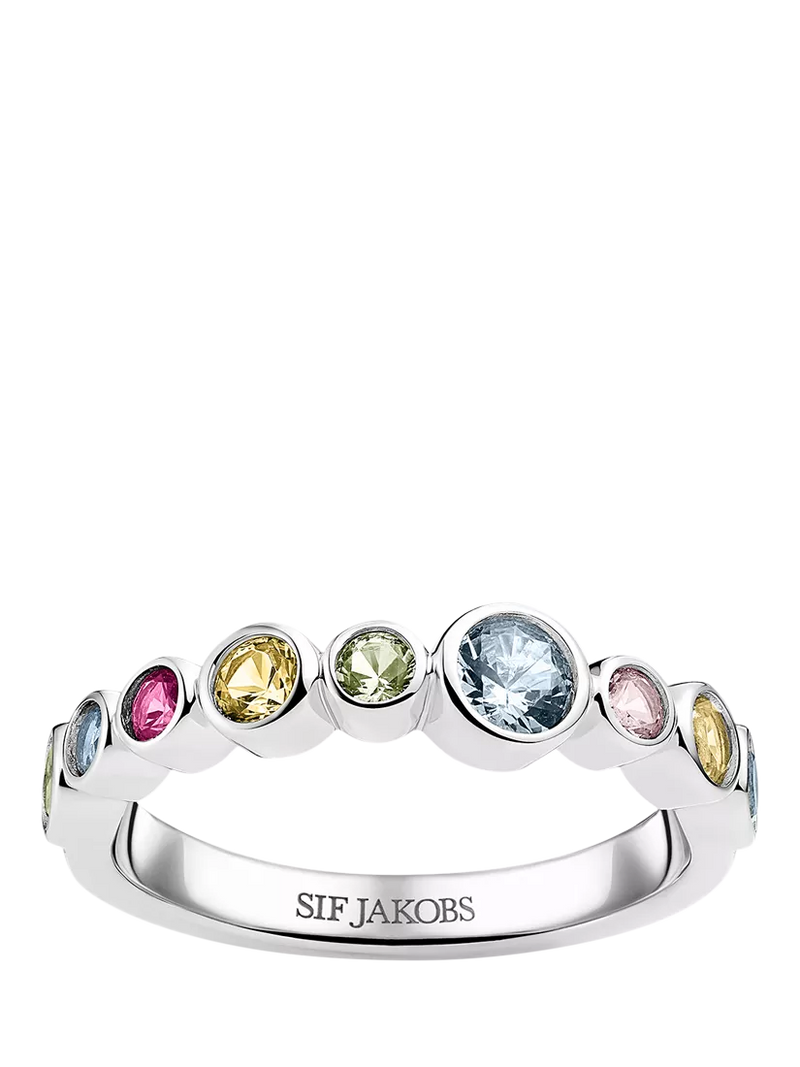 Sif Jakobs Jewellery Sardinien Crystal Ring Silver/Multi