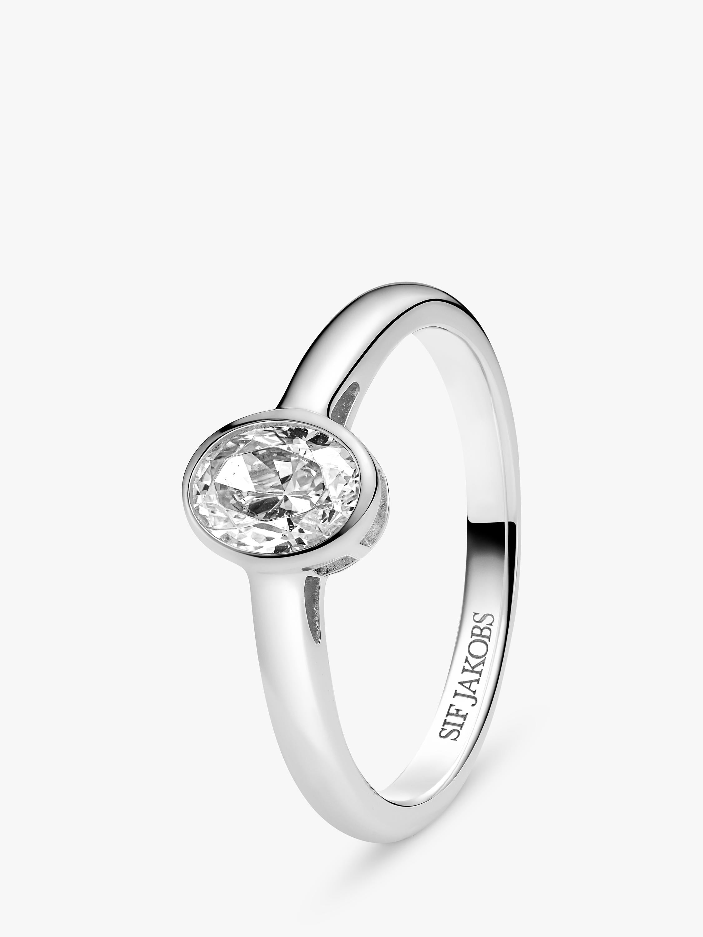 Sif Jakobs Jewellery ring Sardinien Ovale Piccolo size 8 - British product