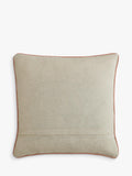 William Morris At Home cushion in pink with daisy embroidery - British product