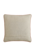 William Morris At Home cushion in pink with daisy embroidery - British product
