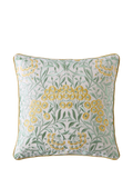 William Morris At Home Michaelmas Daisy cushion 43cm green (British brand)