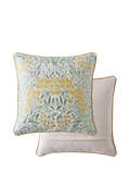William Morris At Home Michaelmas Daisy cushion 43cm green (British brand)