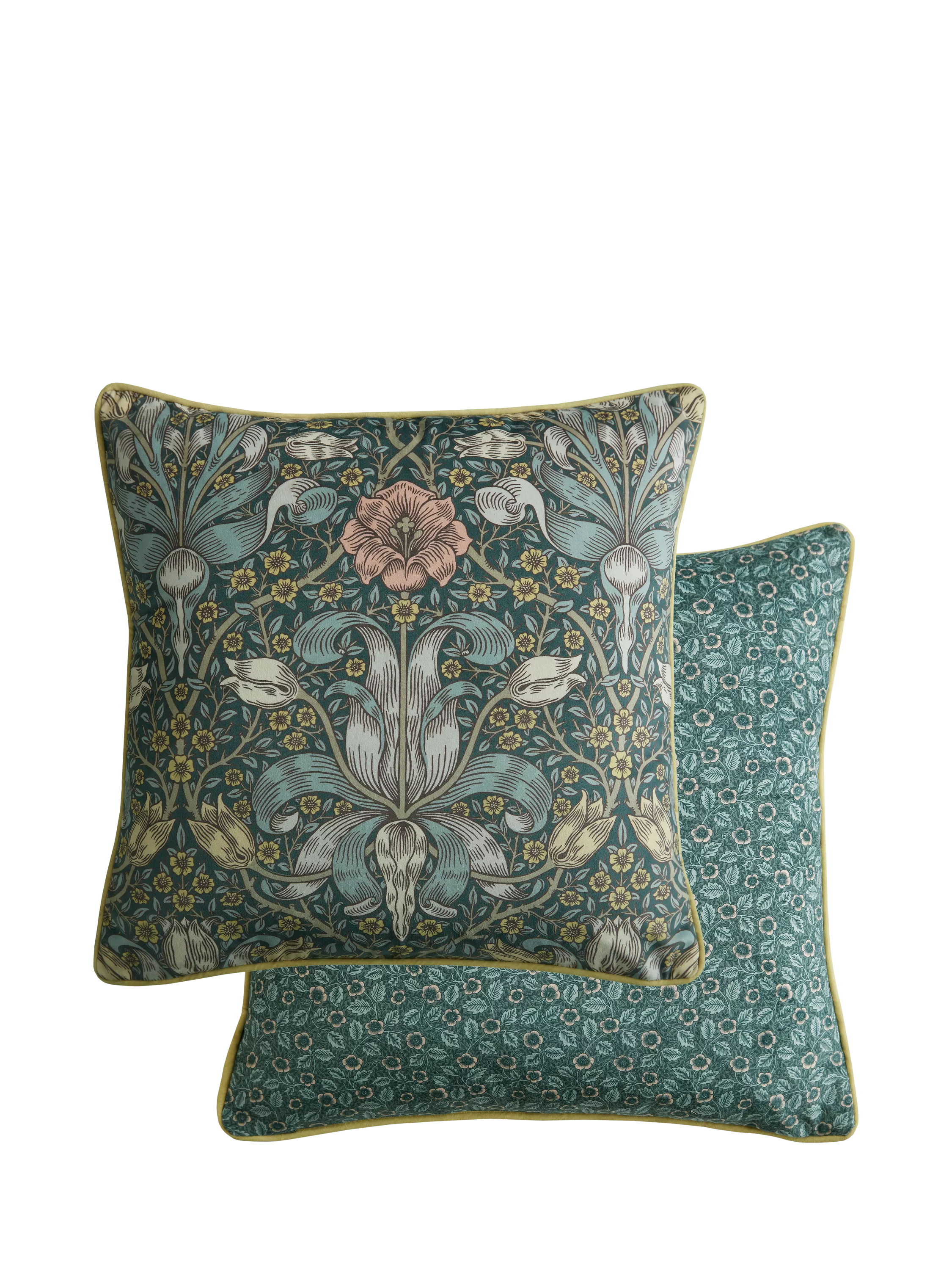 William Morris At Home Spring Thicket square cushion 43x43cm, imported from the UK