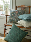 William Morris At Home Spring Thicket square cushion 43x43cm, imported from the UK