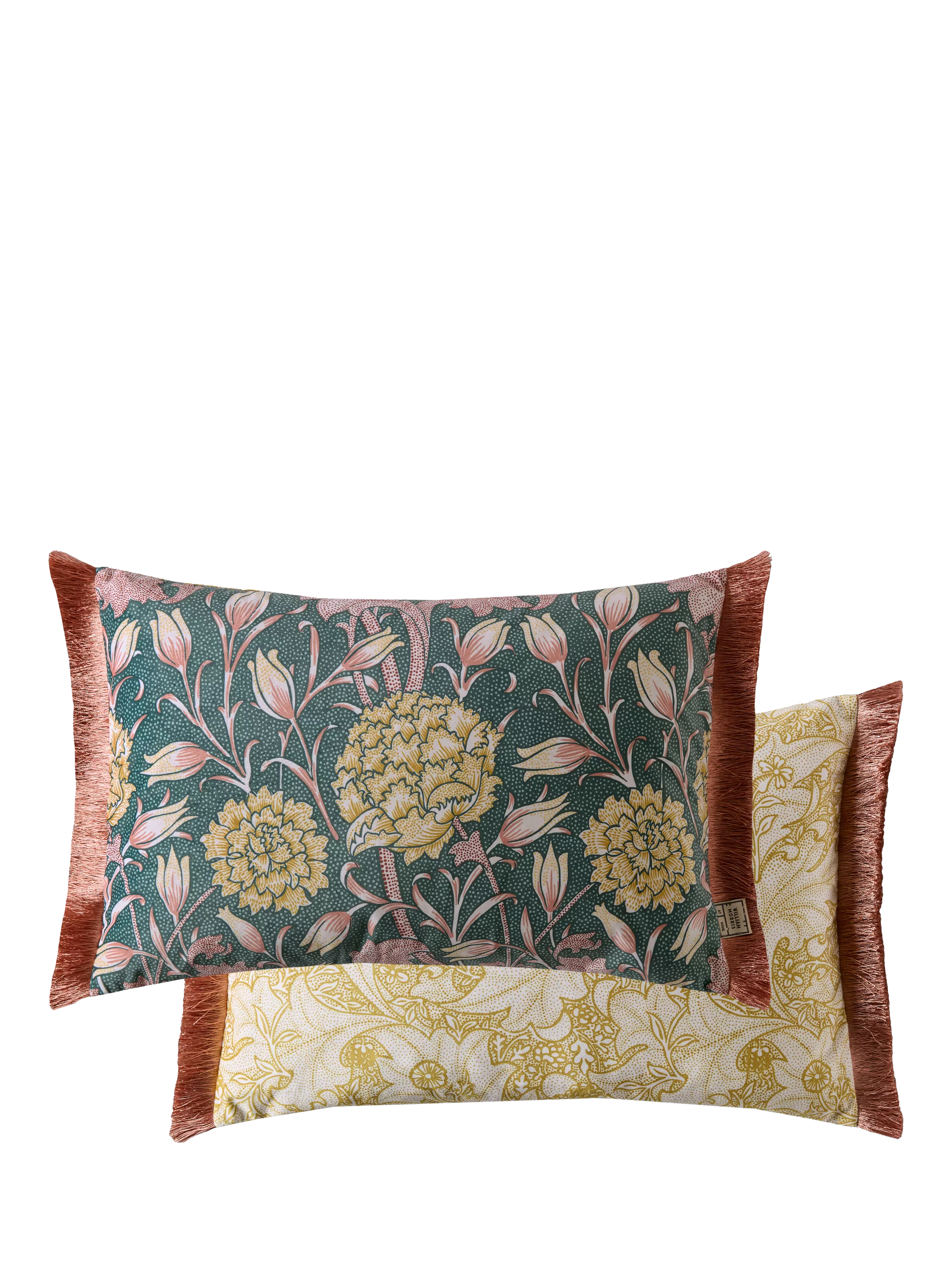 William Morris At Home Wild Tulip cushion 43cm (British brand)