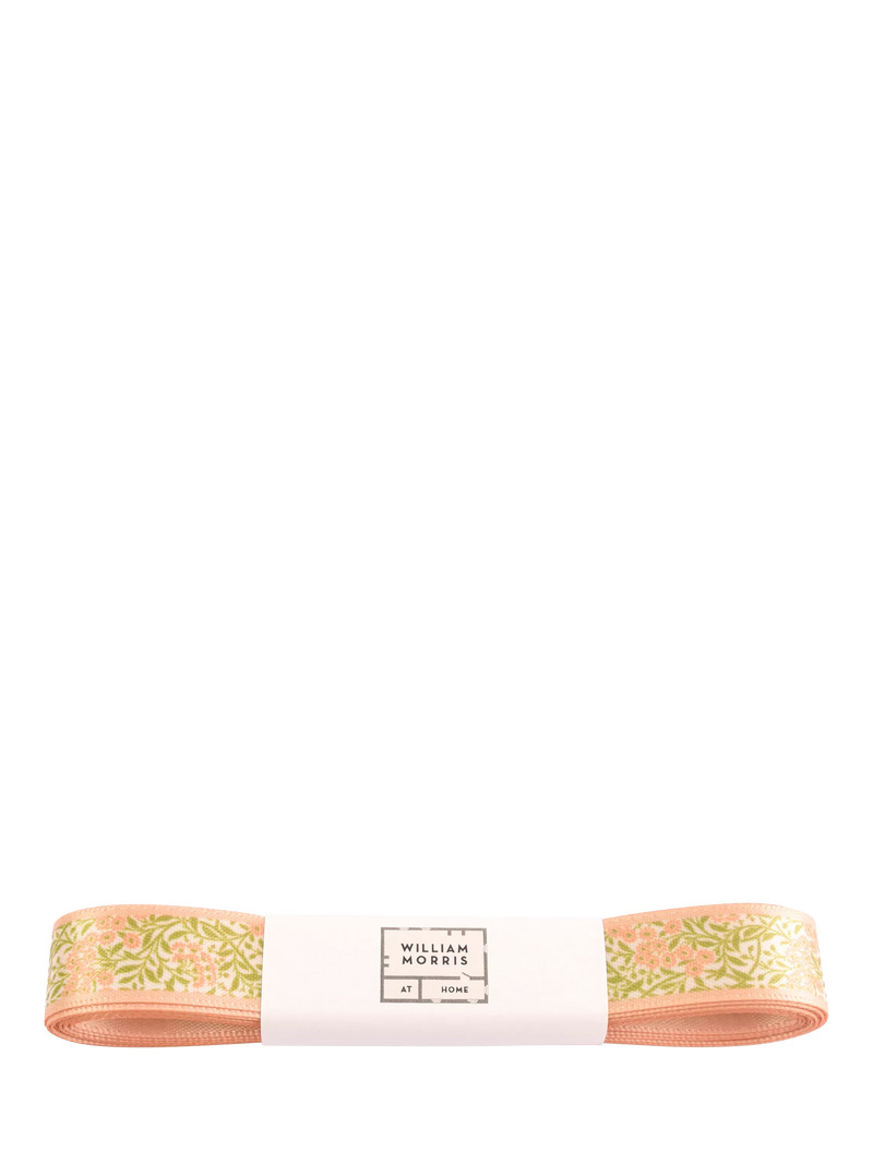 William Morris At Home daisy satin ribbon 15mm x 3m, UK version