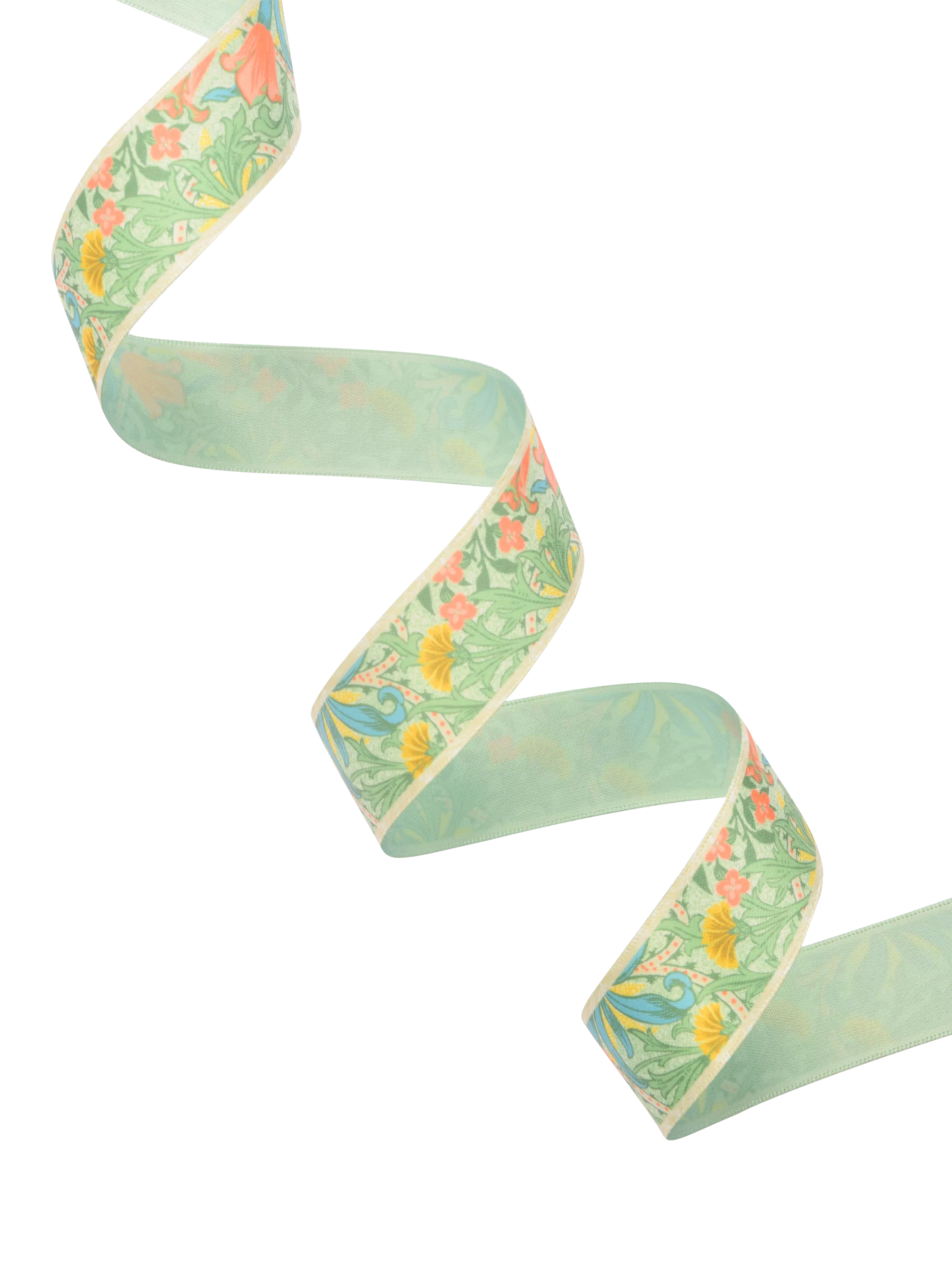 William Morris Weeds ribbon multi 25mm x 3m (British brand)