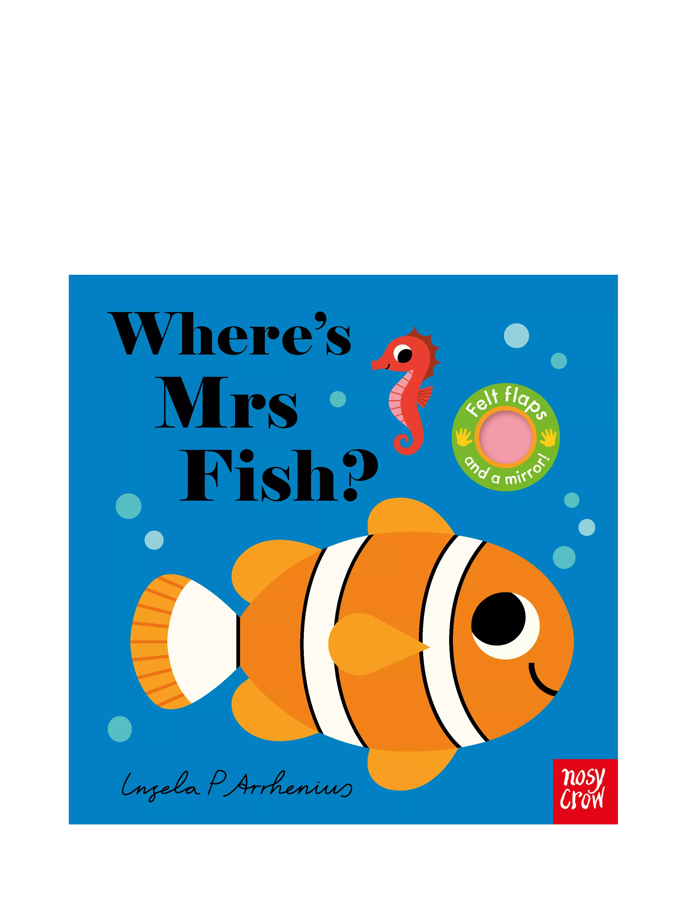 Nosy Crow Where's Mrs Fish board book 10 pages - British product