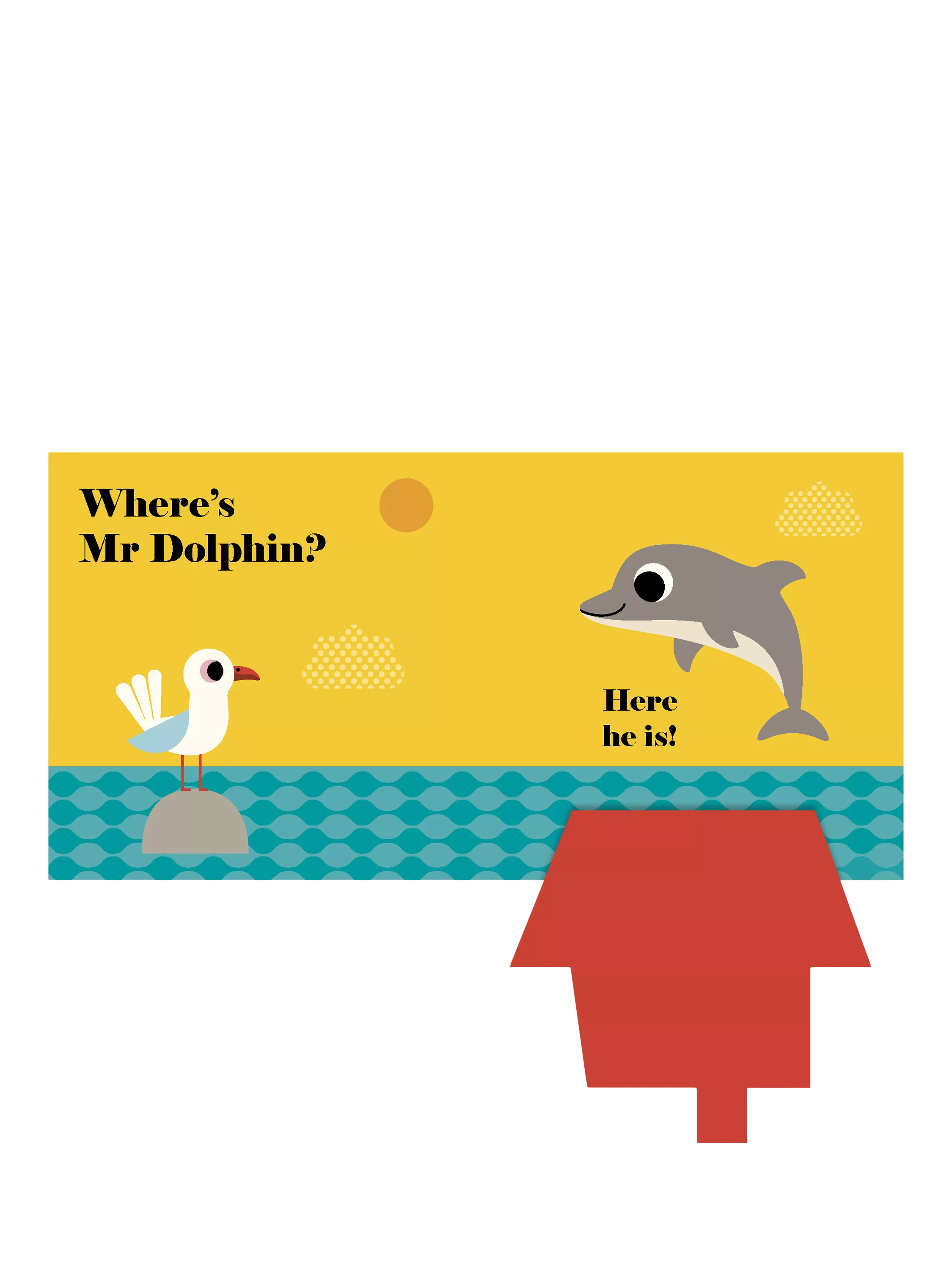 Nosy Crow Where's Mrs Fish board book 10 pages - British product