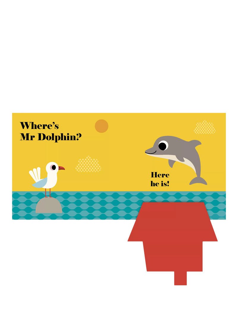 Nosy Crow Where's Mrs Fish board book 10 pages - British product